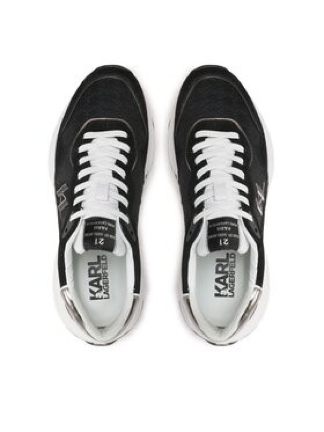 KARL LAGERFELD Sneakersy KL53165 Czarny