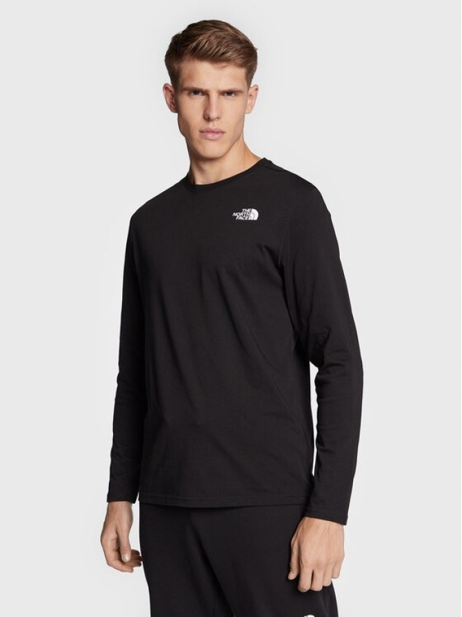 The North Face Longsleeve NF0A493L Czarny Regular Fit