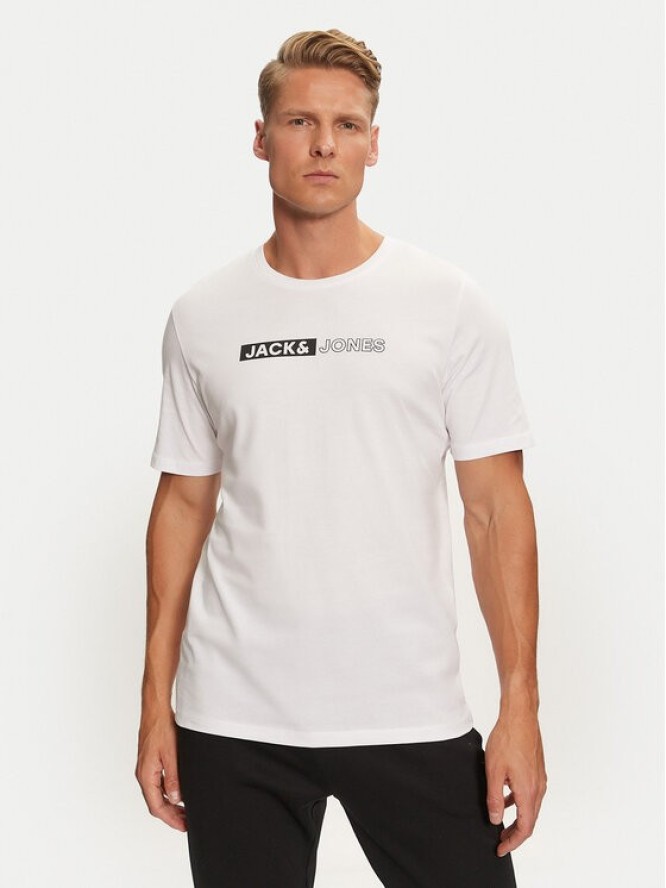 Jack&Jones T-Shirt Corp 12233999 Biały Standard Fit