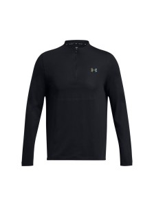 Longsleeve treningowy męski Under Armour Vanish Elite Seamless 1/4 Zp - czarny