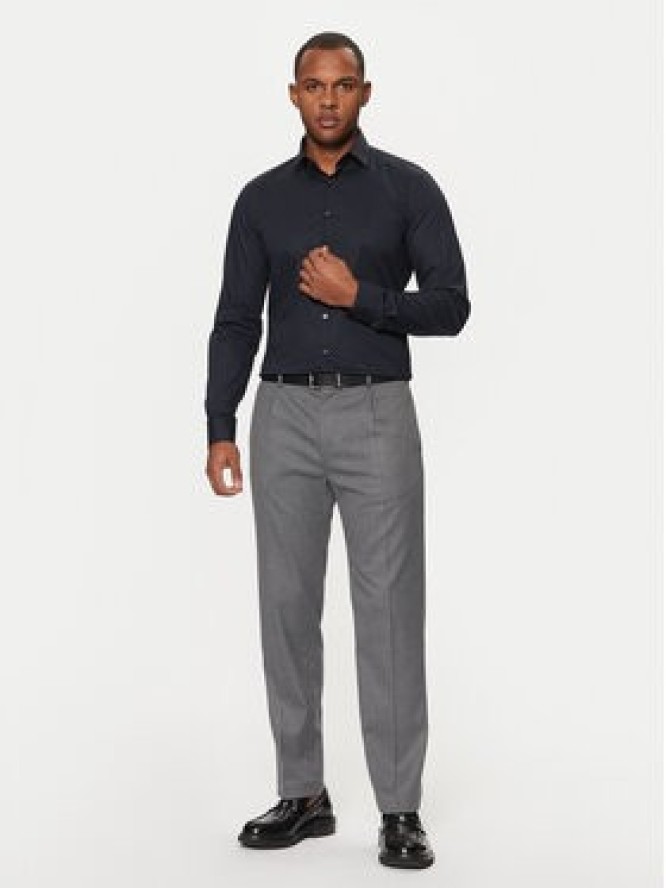 Calvin Klein Koszula K10K113846 Granatowy Slim Fit