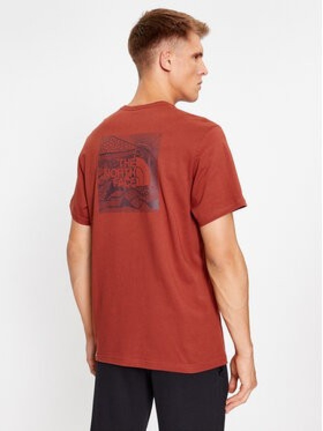 The North Face T-Shirt Redbox Celebration NF0A7X1K Brązowy Regular Fit