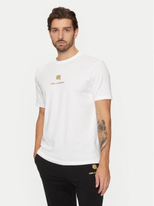 KARL LAGERFELD T-Shirt 755461 551235 Biały Regular Fit