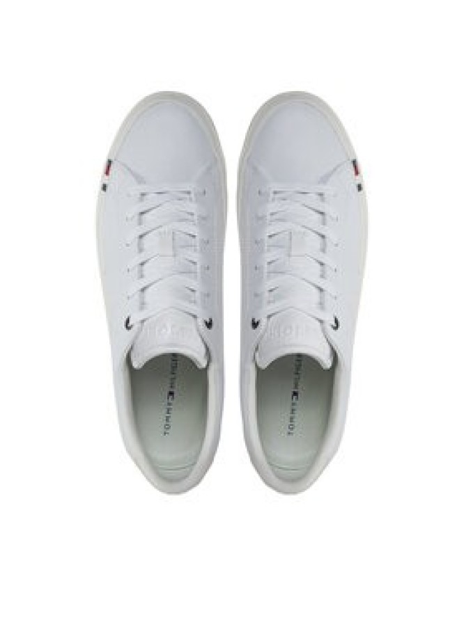 Tommy Hilfiger Sneakersy Thick Vulc Low Premium Lth FM0FM04881 Biały