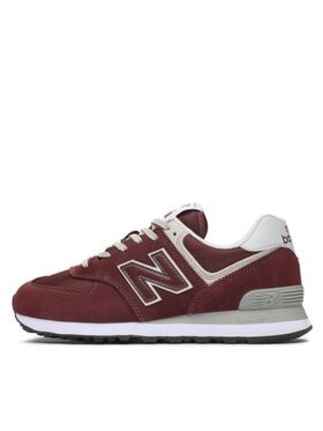 New Balance Sneakersy ML574EVM Bordowy