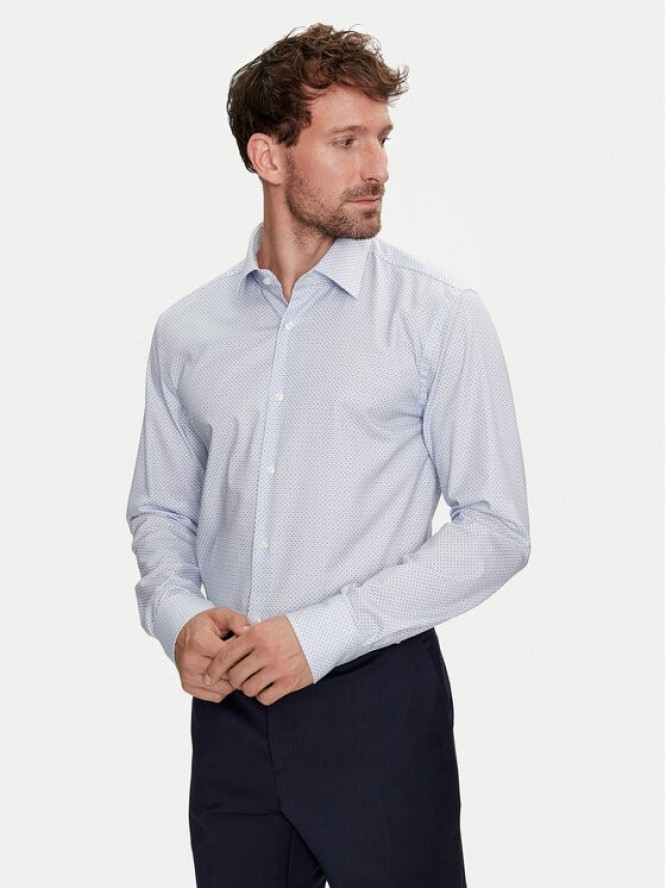 Boss Koszula H-Hank-Kent-C1-214 50512852 Błękitny Slim Fit