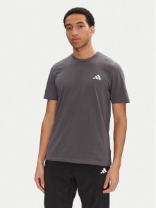 adidas T-Shirt Mercedes - AMG Petronas Formula One Team Premium JY3032 Szary Regular Fit