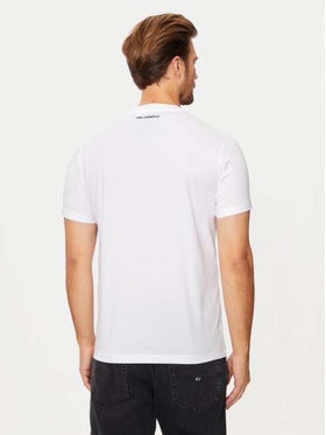 KARL LAGERFELD T-Shirt 755061 544241 Biały Regular Fit