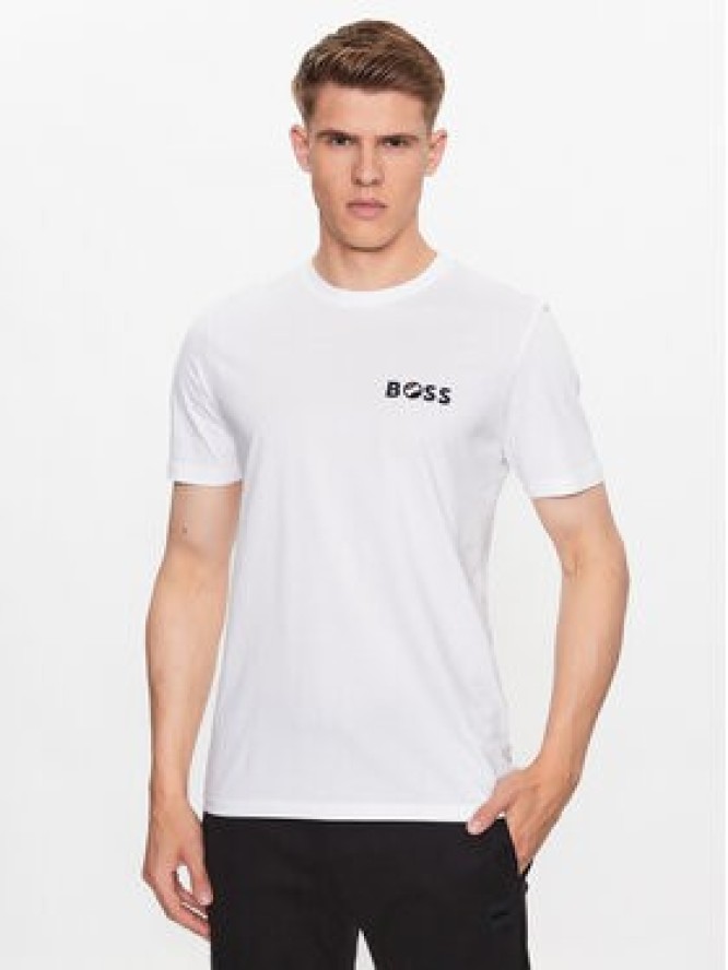 Boss T-Shirt 50489420 Biały Regular Fit