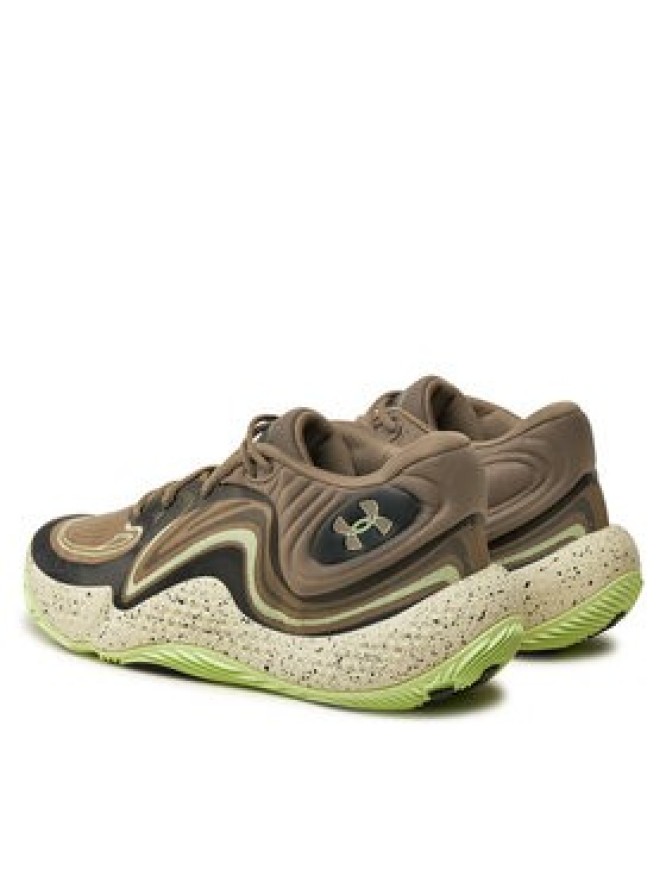 Under Armour Buty do koszykówki Ua Spawn 6 Mid Camo 3028338-200 Szary