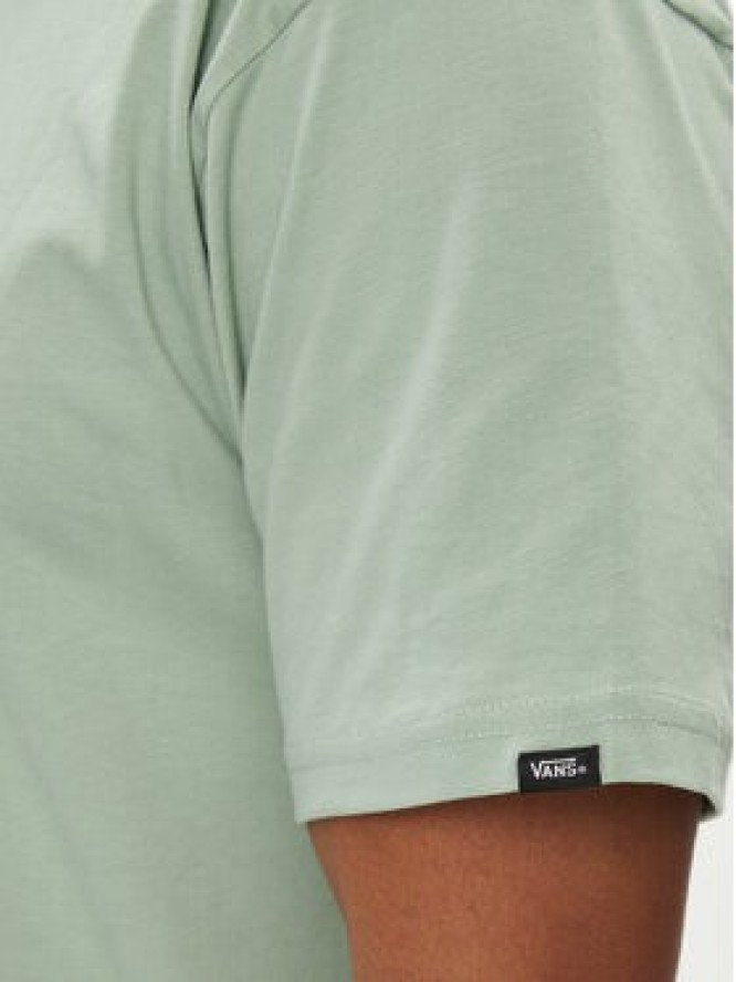 Vans T-Shirt Mn Left Chest Logo Tee VN0A3CZE Zielony Regular Fit