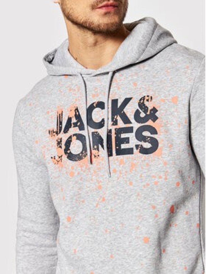 Jack&Jones Bluza New Splash 12200462 Szary Regular Fit