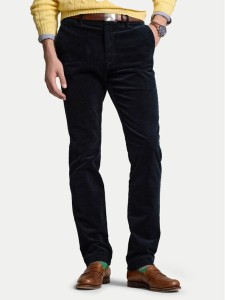 Polo Ralph Lauren Spodnie materiałowe 710879958012 Granatowy Slim Fit