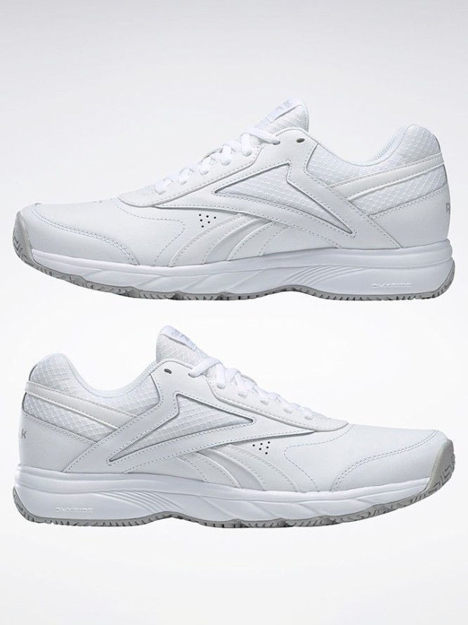 Reebok Skórzane sneakersy "Work N Cushion 4.0" w kolorze białym rozmiar: 40