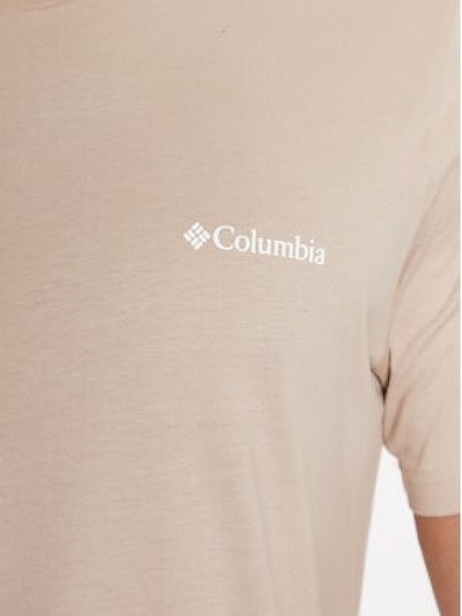 Columbia T-Shirt CSC™ Seasonal Logo Tee Brązowy Regular Fit