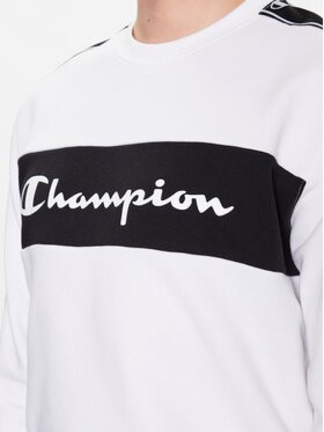 Champion Bluza 218474 Biały Regular Fit