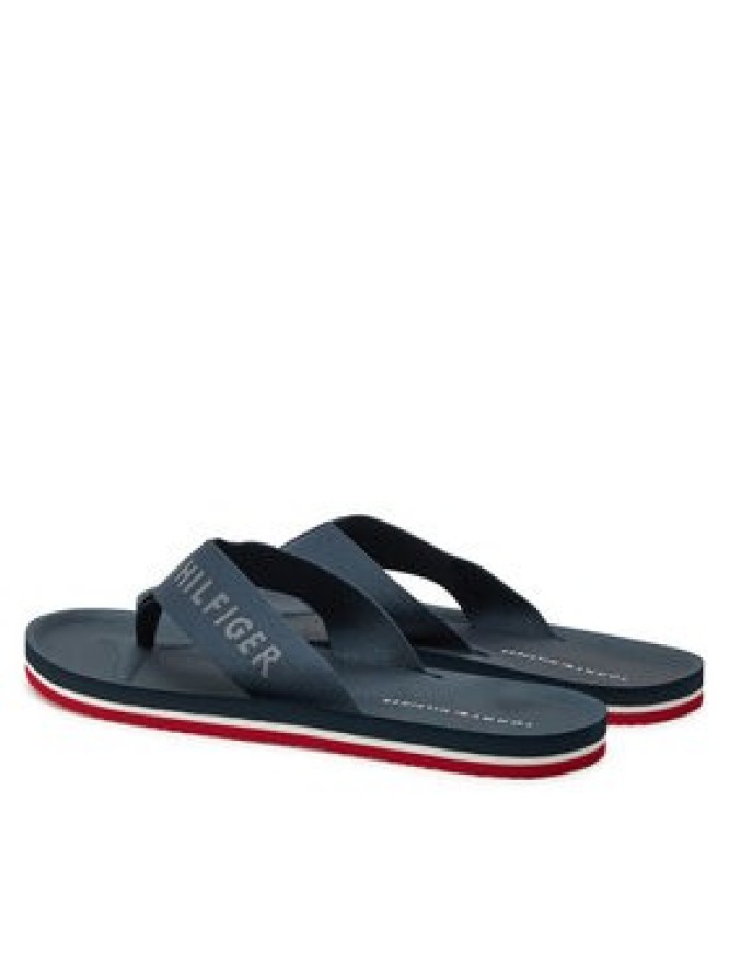 Tommy Hilfiger Japonki Comfort Hilfiger Beach Sandal FM0FM05341 Granatowy