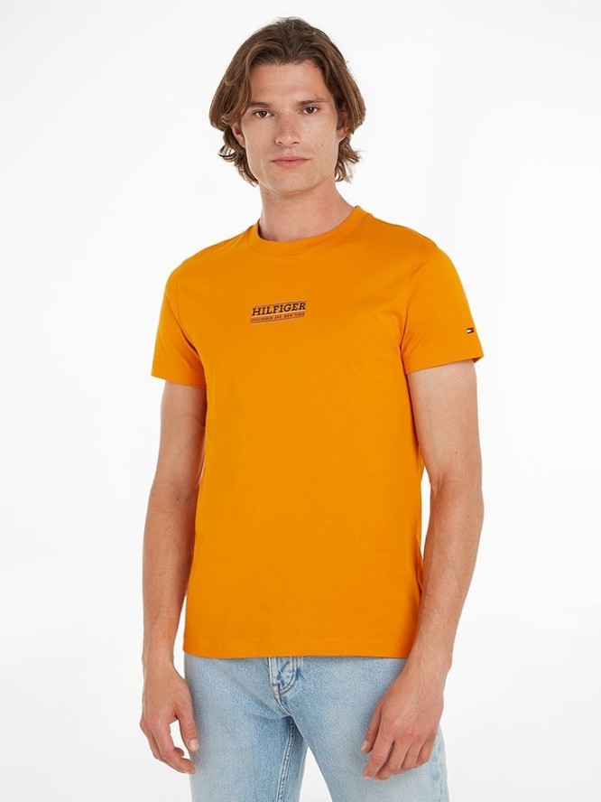 Tommy Hilfiger Koszulka w kolorze pomarańczowym rozmiar: M