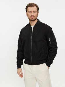 Calvin Klein Kurtka bomber Hero K10K112783 Czarny Regular Fit