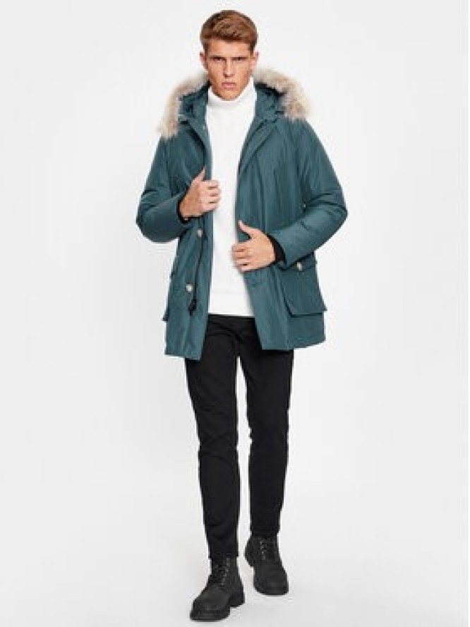 Woolrich Kurtka zimowa Arctic CFWOOU0482MRUT0001 Niebieski Regular Fit