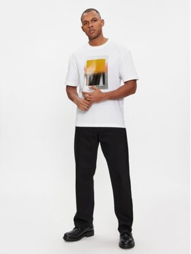 Calvin Klein T-Shirt Sense Layer K10K112394 Biały Regular Fit