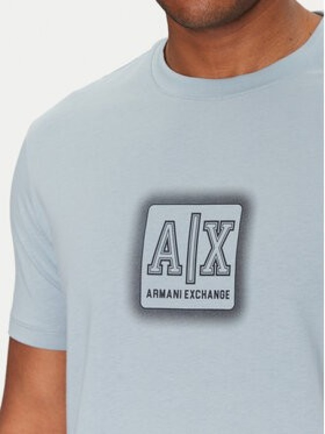 Armani Exchange T-Shirt XM000545 AF10361 U9287 Niebieski Regular Fit