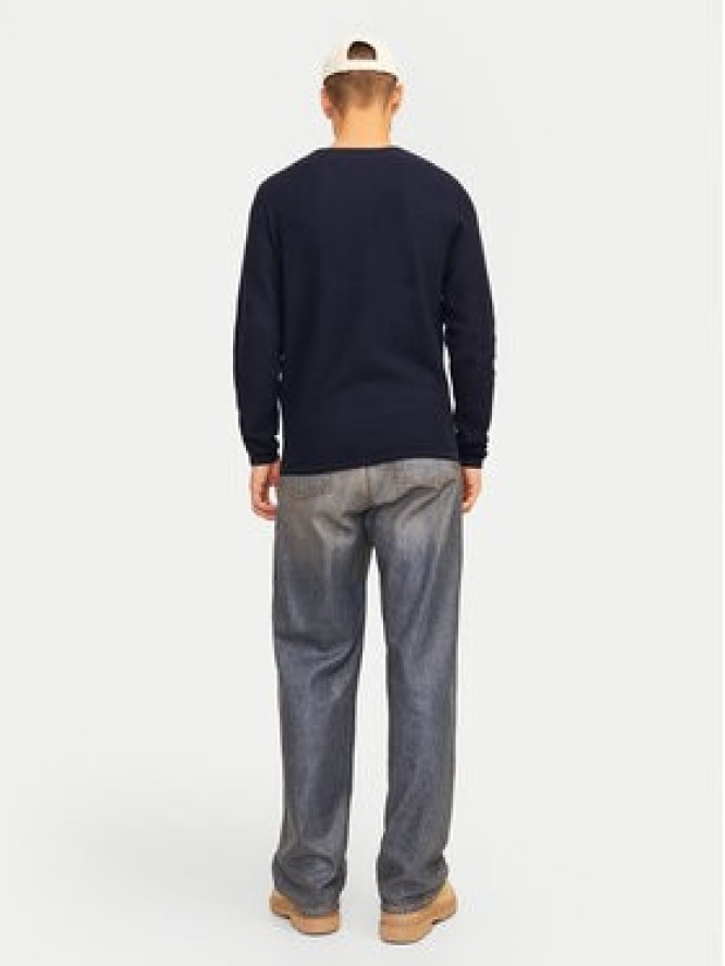 Jack&Jones Sweter Cooper 12258407 Granatowy Regular Fit