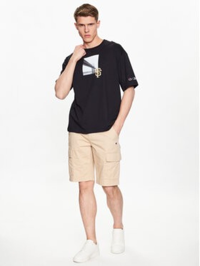 Champion T-Shirt 218924 Czarny Regular Fit