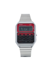 Casio Zegarek Vintage CA-500WE-4BEF Srebrny