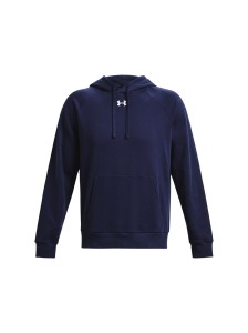 Bluza dresowa uniseks Under Armour UA Rival Fleece Hoodie - granatowa