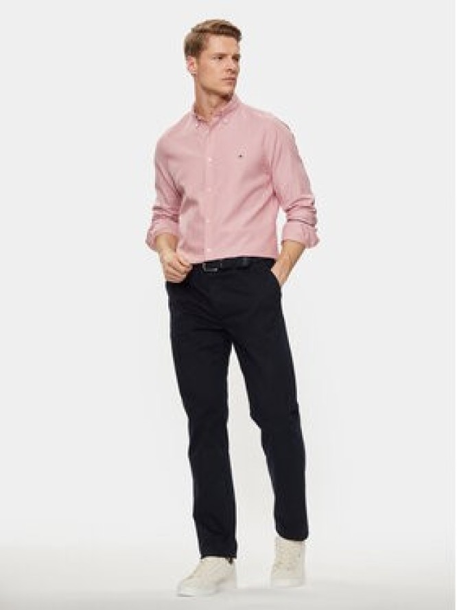 Tommy Hilfiger Koszula MW0MW33782 Różowy Slim Fit