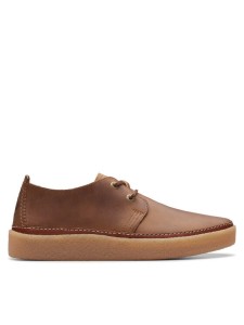 Clarks Półbuty Clarkwood Low 26176866 Brązowy