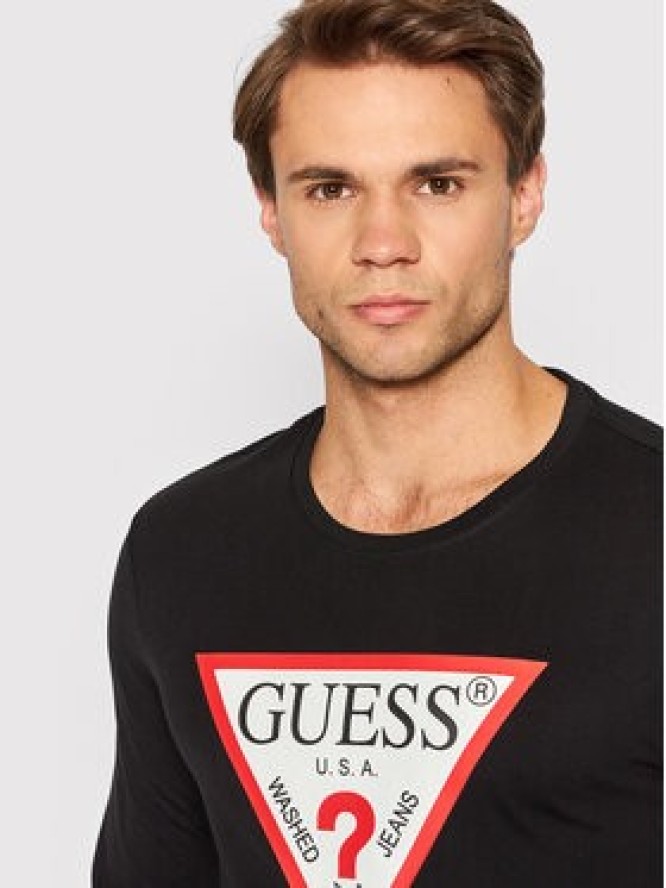 Guess Longsleeve M2YI31 I3Z11 Czarny Slim Fit