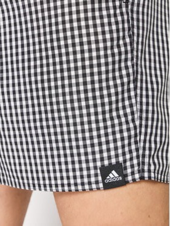 adidas Szorty kąpielowe Check HA0368 Czarny Regular Fit