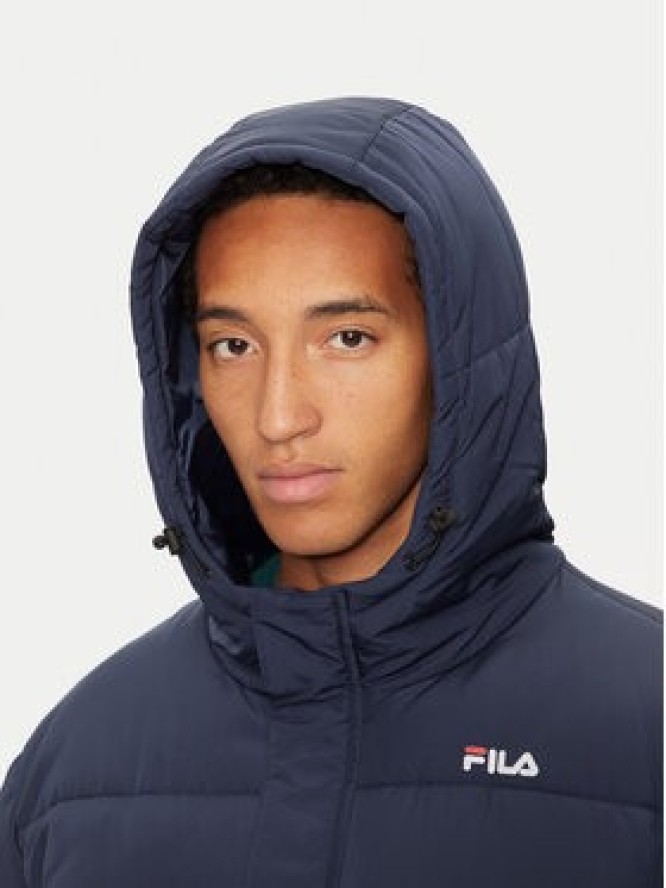 Fila Kurtka puchowa FAM0455 Granatowy Regular Fit