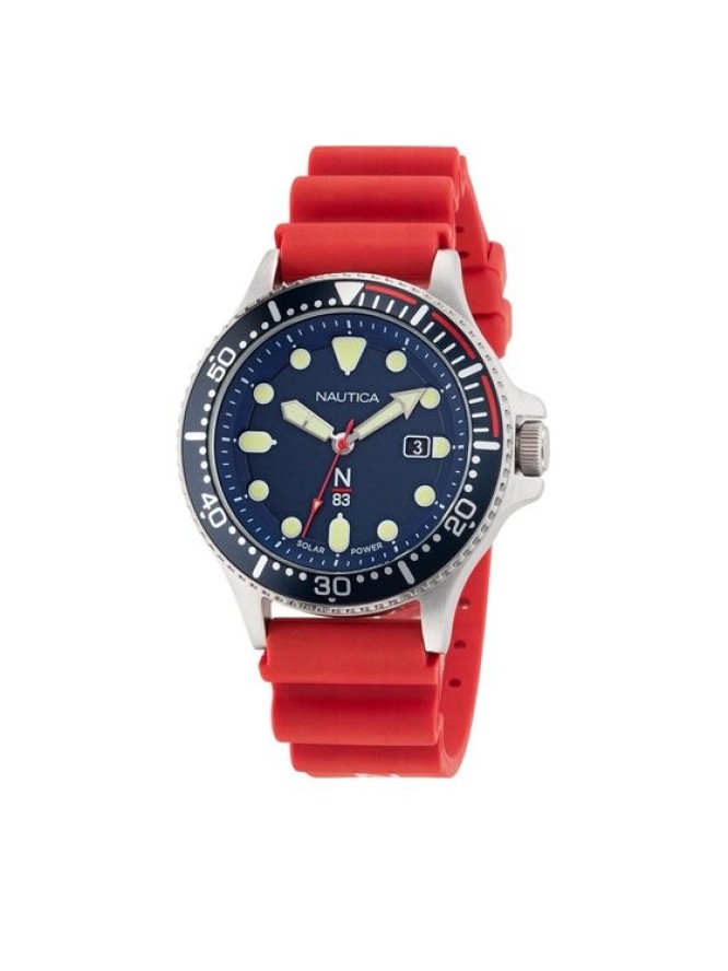 Nautica Zegarek NAPCBS301 Srebrny