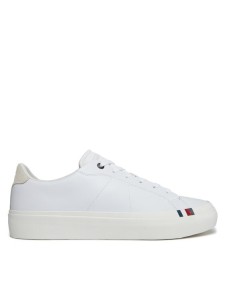 Tommy Hilfiger Sneakersy Thick Vulc Low Premium Lth FM0FM04881 Biały