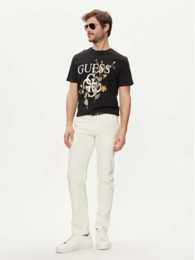 Guess T-Shirt M4GI53 K9RM1 Czarny Slim Fit