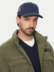 Aeronautica Militare Czapka z daszkiem Cappellino 242HA1181CT2848 Granatowy