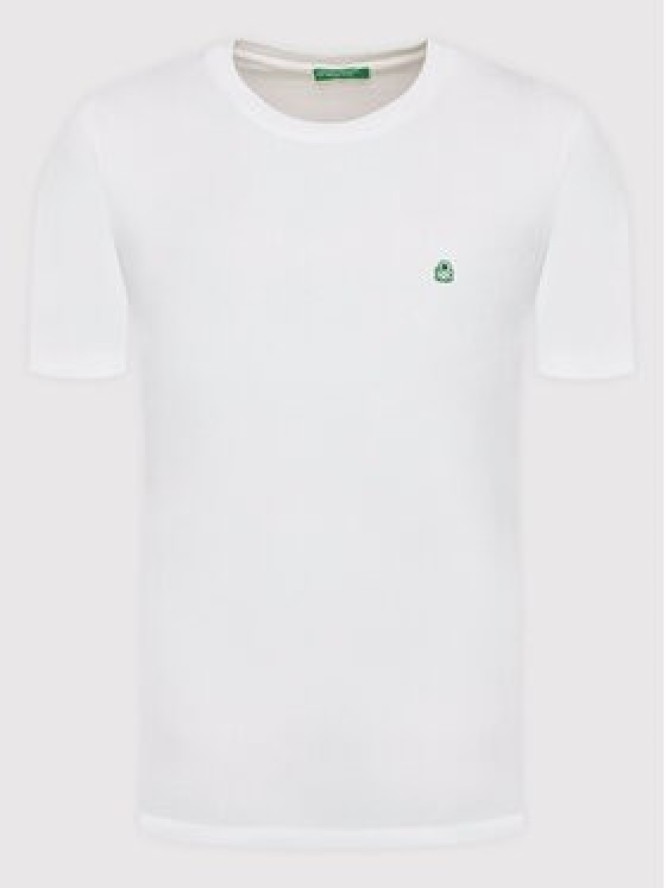 United Colors Of Benetton T-Shirt 3MI5J1AF7 Biały Regular FIt