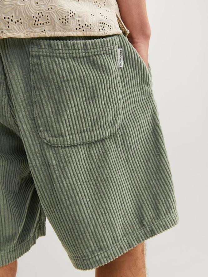 Jack & Jones Szorty sztruksowe "Jumbo" w kolorze khaki rozmiar: XL