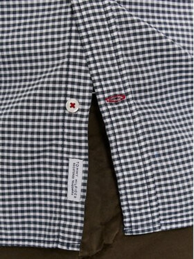 Tommy Hilfiger Koszula Gingham MW0MW33764 Niebieski Slim Fit