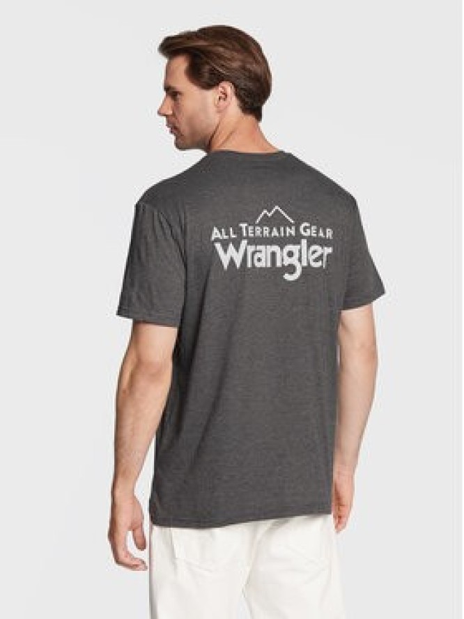 Wrangler T-Shirt WC5EGEB00 112326370 Szary Regular Fit