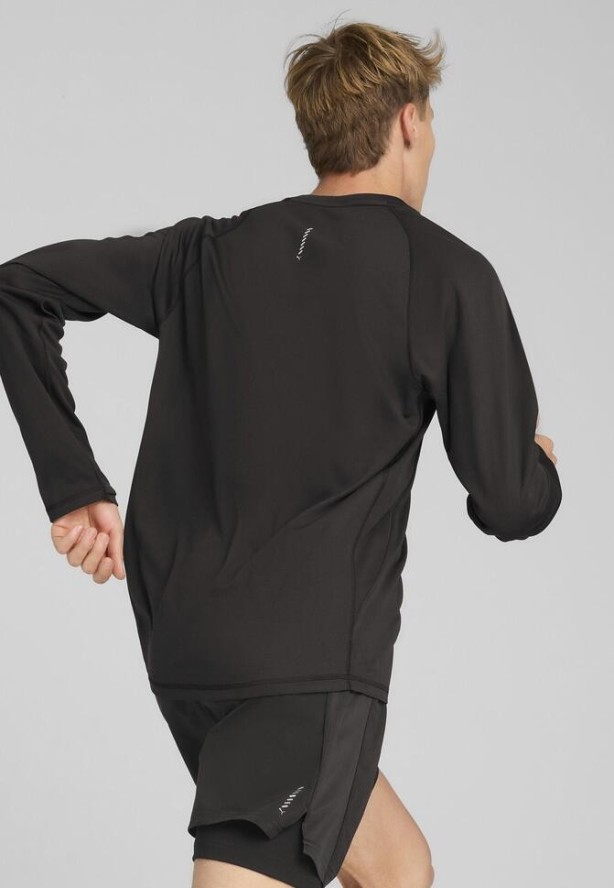 Męska koszulka z długim rękawem do biegania VELOCITY PUMA Black