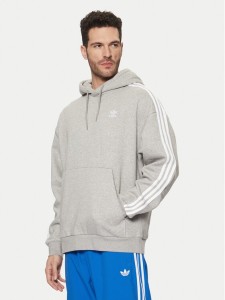 adidas Bluza adicolor JP1076 Szary Loose Fit