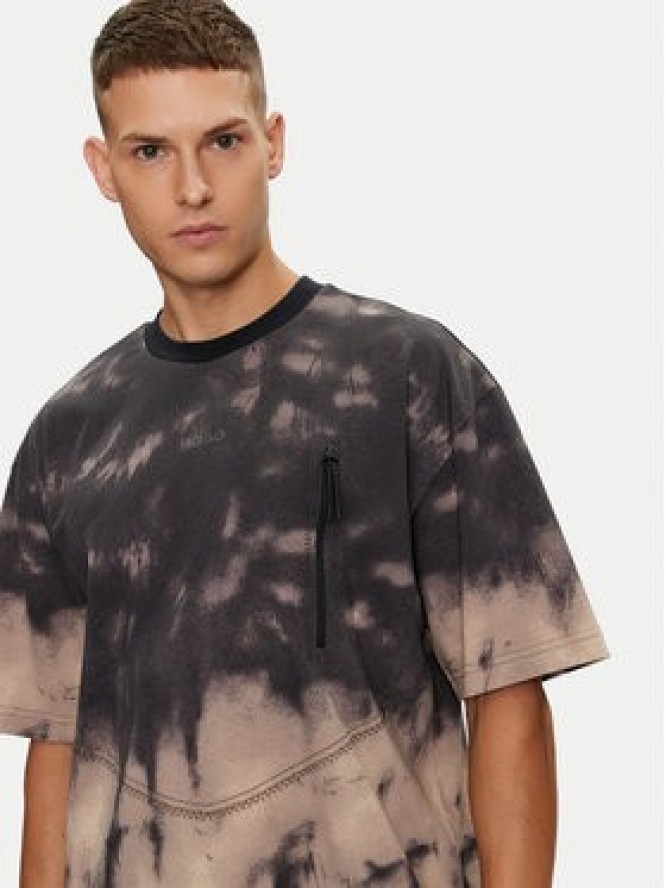 Hugo T-Shirt Doforesto 50516681 Brązowy Oversize