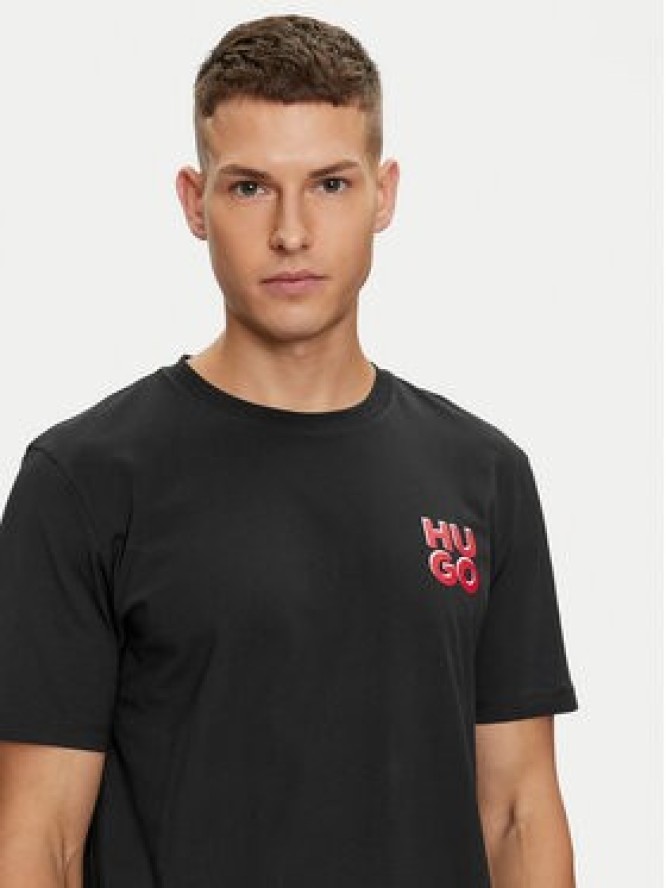 Hugo T-Shirt Dimoniti 50522434 Czarny Regular Fit