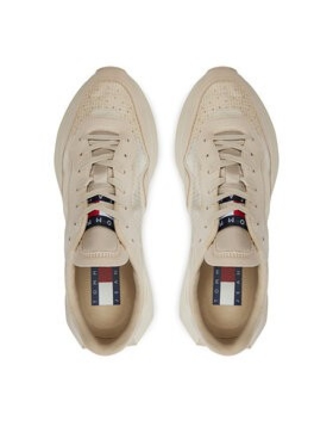 Tommy Jeans Sneakersy Tjw Translucent Runner EM0EM01222 Beżowy