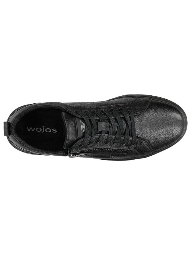Wojas Skórzane sneakersy w kolorze czarnym rozmiar: 40