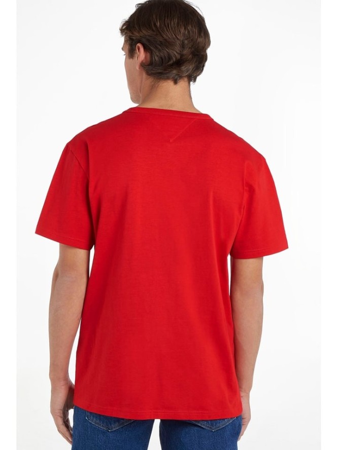 TOMMY JEANS Koszulka w kolorze czerwonym rozmiar: L